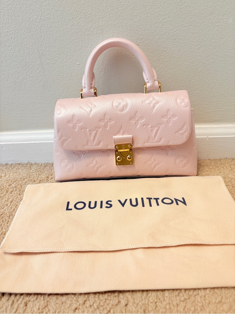 Louis Vuitton Snowy Pearl Nano Madeline